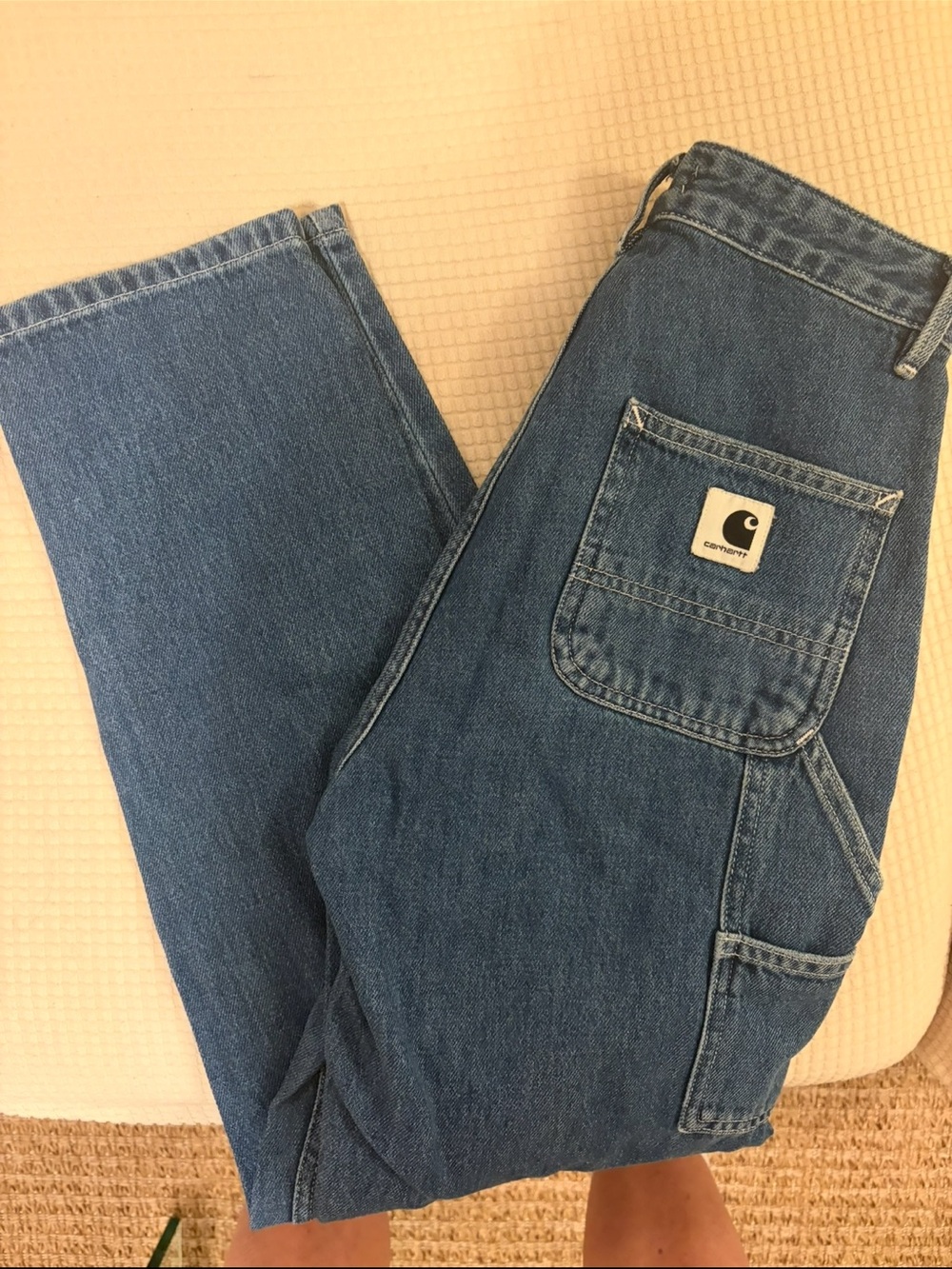Carhartt WIP Women’s Straight Leg Jeans - Medium Blue size 25